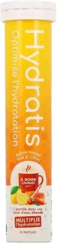 HYDRATIS comprimés effervescents miel et citron Ds 20 pièces