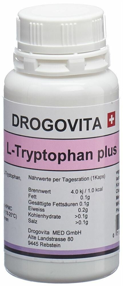 DROGOVITA L-Tryptophane plus gélules Ds 50 pièces