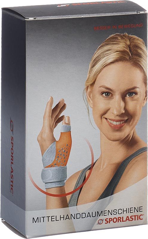 SPORLASTIC attelle de pouce pour métacarpe M droite couleur chair