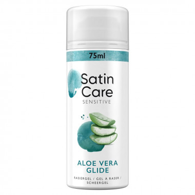 Gillette for Women Gel Satin Care Aloe Vera 75ml Gillette for Women Gel Satin Care Aloe Vera 75ml