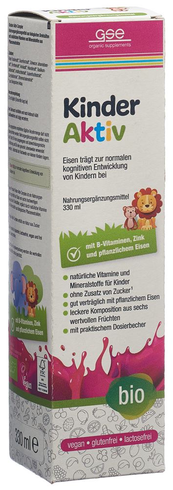 GSE Complexe actif pour enfants liq Bio Fl 330ml GSE Complexe actif pour enfants liq Bio Fl 330ml