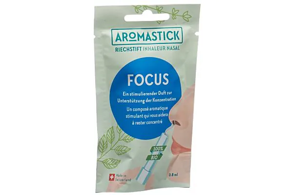 AROMASTICK Bâton aromatique 100% bio Focus Btl AROMASTICK Bâton aromatique 100% bio Focus Btl
