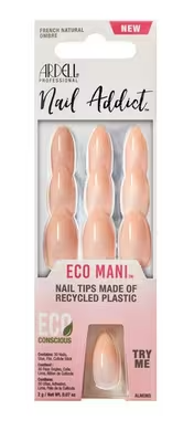 ARDELL Nail Addict Eco Mani Natural Ombre 30 pièces