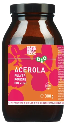 NaturKraftWerke Poudre d'acérola bio 300 g