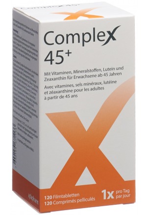 Complex 45+ comprimés pelliculés 120 comprimés Complex 45+ comprimés pelliculés 120 comprimés