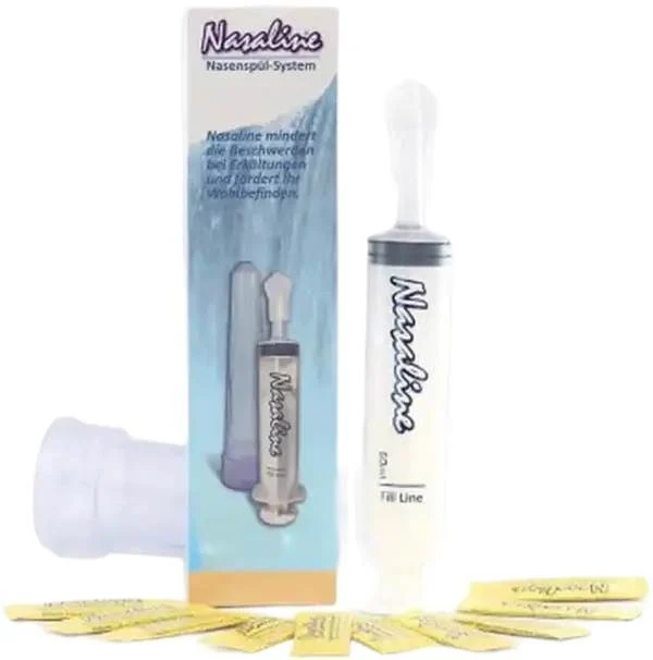 Nasaline Système de douche nasale Set de 10 sachets