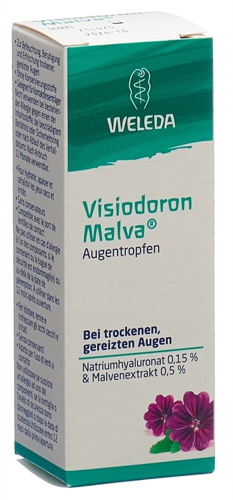 Visiodoron Malva gouttes pour les yeux 10ml Visiodoron Malva gouttes pour les yeux 10ml