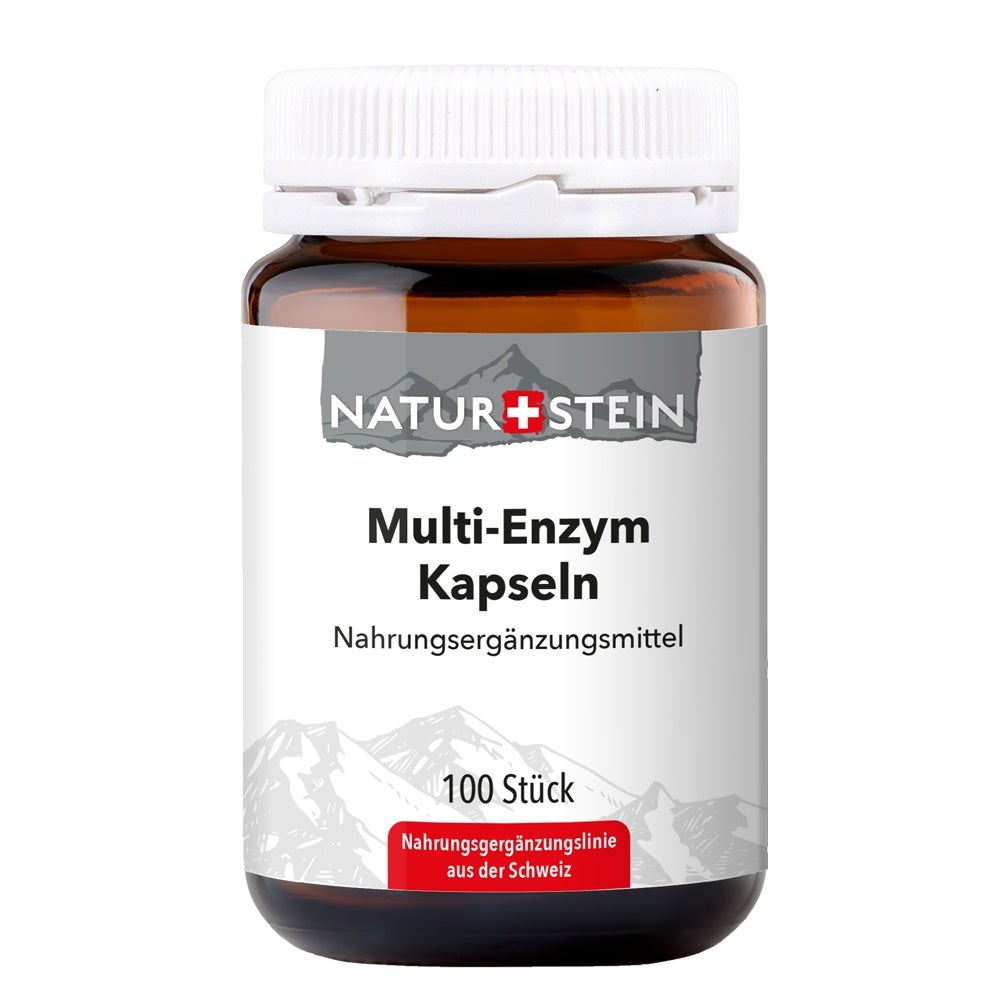 Pierre naturelle Multi- Enzyme Caps en verre 100 pièces Pierre naturelle Multi- Enzyme Caps en verre 100 pièces