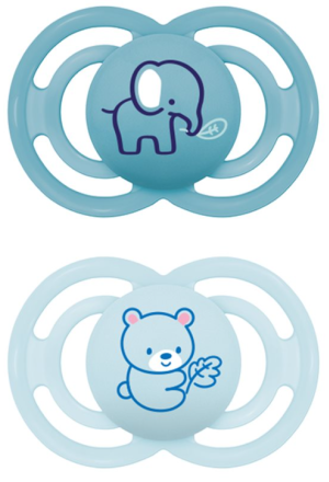 Sucette MAM Perfect 16-36 mois blue/blue 2 pièces