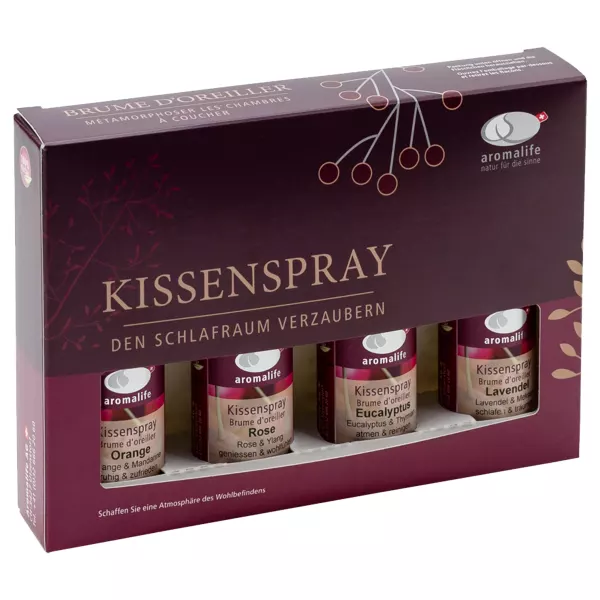 Set cadeau Aromalife spray pour oreiller 4x30ml Set cadeau Aromalife spray pour oreiller 4x30ml