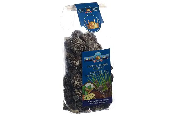Confiserie aux dattes et au chocolat BioKing 200g Confiserie aux dattes et au chocolat BioKing 200g