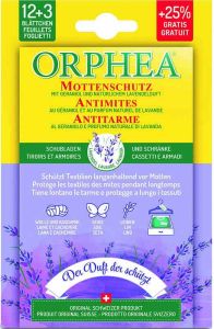 Orphea Feuilles anti-mites lavande 15 pièces