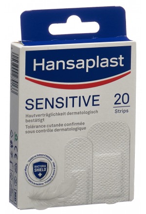 Hansaplast Sensitive Strips 20 pièces