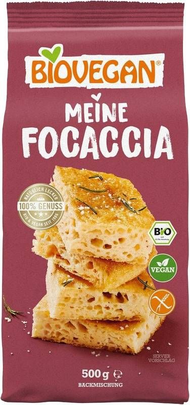 BIOVEGAN Ma Focaccia mélange pour pain veg 500g