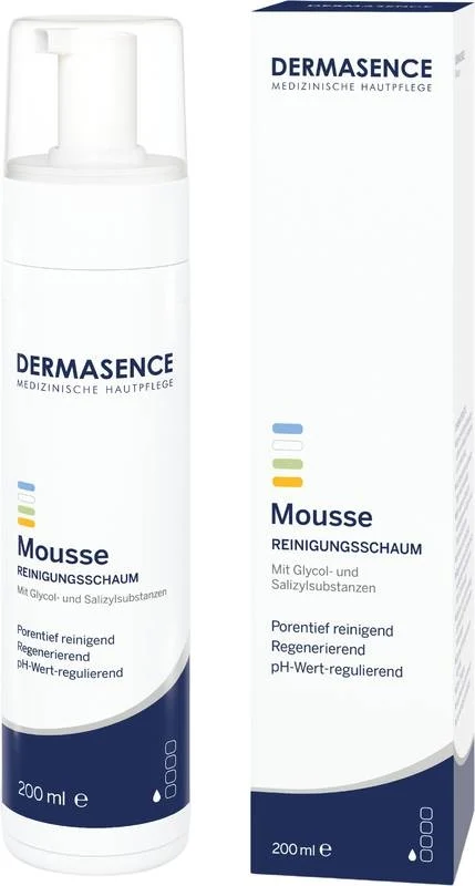 DERMASENCE Mousse nettoyante Disp 200ml