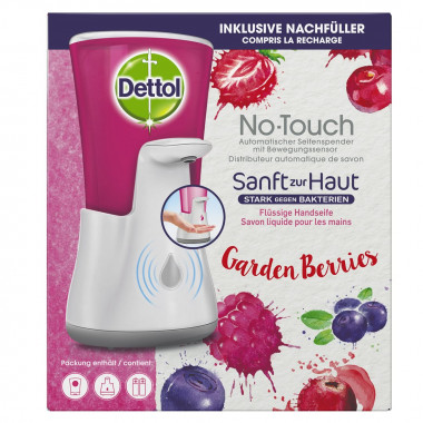 Dettol No-Touch Starter Set blanc Gardenberries 250ml