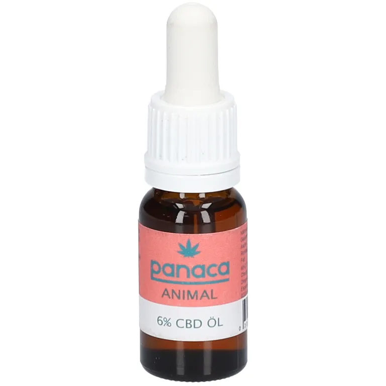 Huile de CBD pour animaux PANACA 6 %, flacon de 10 ml