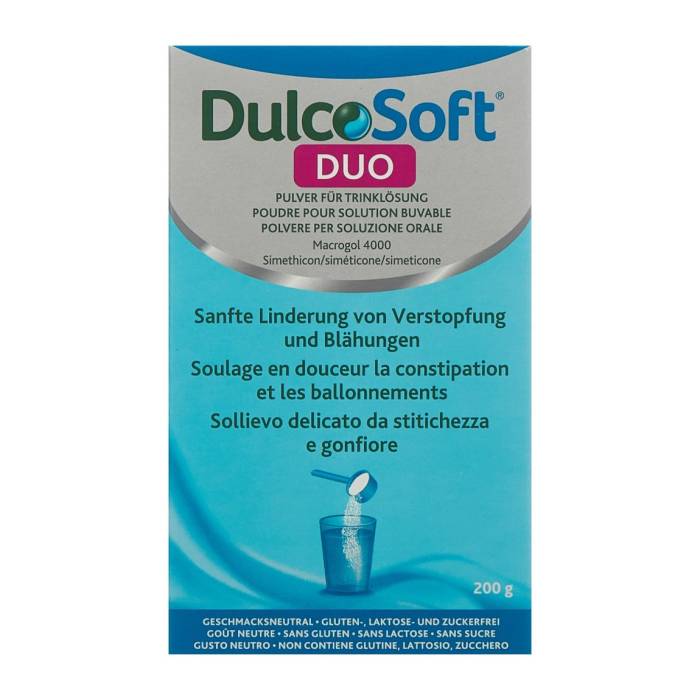 DulcoSoft Duo Plv pour solution buvable Ds 200g DulcoSoft Duo Plv pour solution buvable Ds 200g
