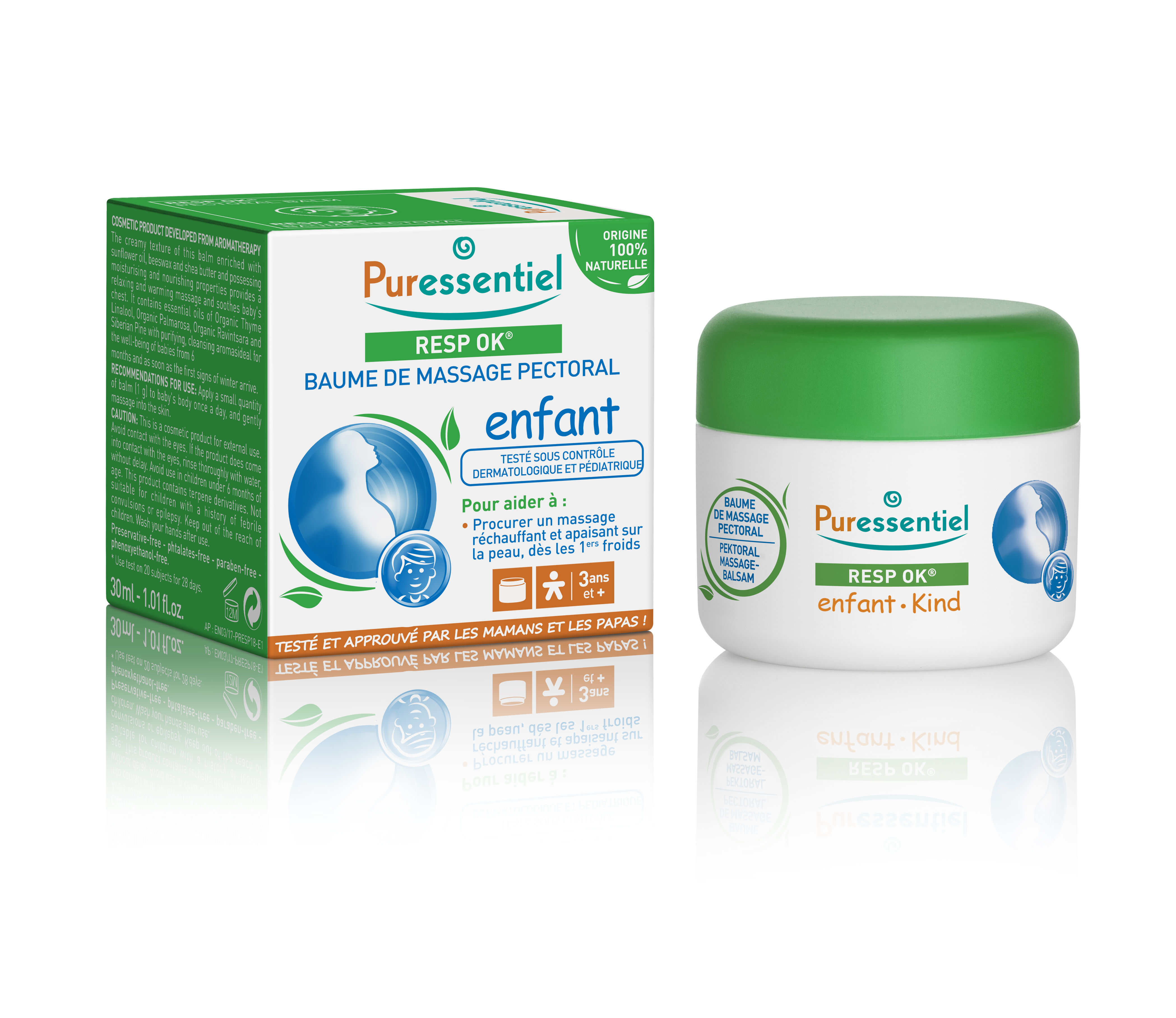 PURESSENTIEL Baume de massage Pektoral enfant boîte 60 ml PURESSENTIEL Baume de massage Pektoral enfant boîte 60 ml