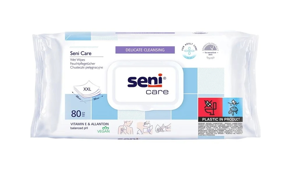 Seni Care Lingettes humides Klickver 80 pièces