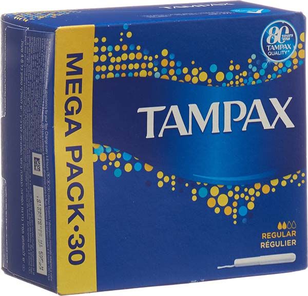 Tampons Tampax Regular 30 pièces