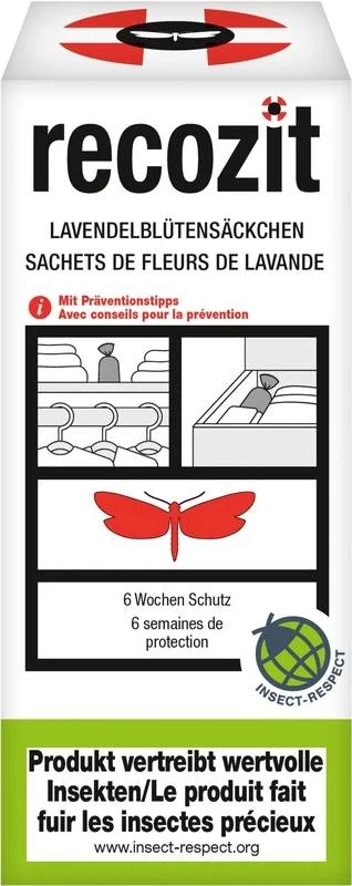 recozit Sachets de fleurs de lavande 2 pièces