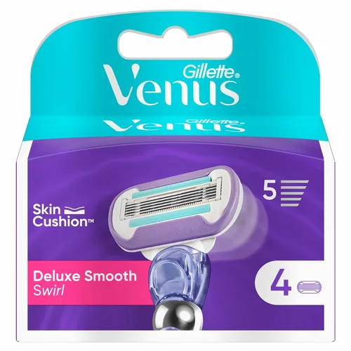 GILLETTE Venus Deluxe Smo Lames Swirl (n) 4 pièces