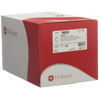 Poche de nuit Hollister 2l Tube de dérivation 120cm anti-retour stérile 10 pièces