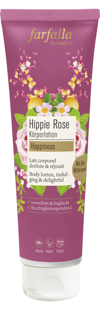 FARFALLA Lotion pour le corps Hippie rose 150ml FARFALLA Lotion pour le corps Hippie rose 150ml