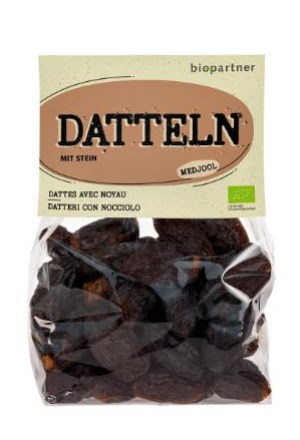 BIO PARTNER Dattes avec noyau Medjool Btl 1kg