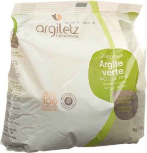 Argiletz Argile verte poudre fine Btl 1kg
