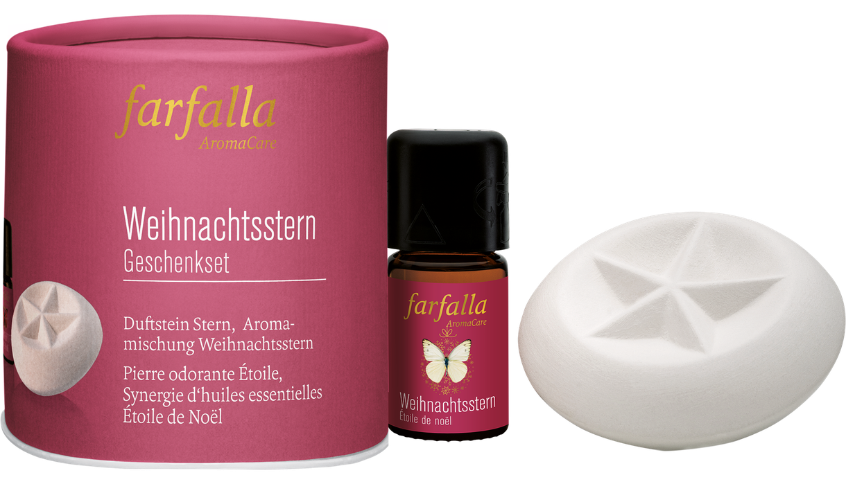 FARFALLA Set cadeau étoile de Noël nouveau FARFALLA Set cadeau étoile de Noël nouveau