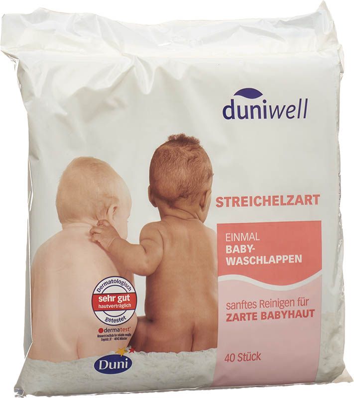 Gant de toilette pour bébé Duniwell 40 pièces