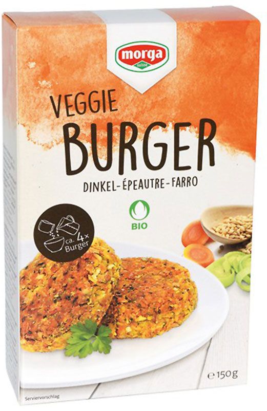 Morga Burger d'épeautre Bio Bourgeon 150g Morga Burger d'épeautre Bio Bourgeon 150g