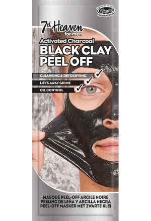 7TH HEAVEN Peel-Off Mask Charcoal&Black Clay 10ml