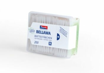 BELLAWA Coton-tiges boîte décorative 200 pièces BELLAWA Coton-tiges boîte décorative 200 pièces