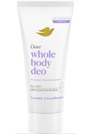 DOVE Déodorant Crème entière pour le corps Lavande & Camomille sans alu 75ml