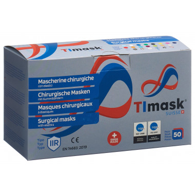 TImask masque médical jetable type IIR Elegance 50 pièces