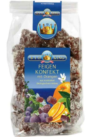 Confiserie BIOKING à la figue et à l'orange bio 200g