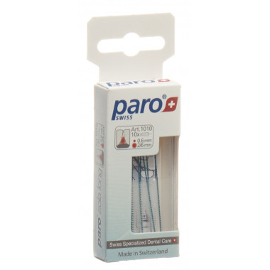 PARO Isola Long 2/6mm x-fin bleu conique 10 pièces PARO Isola Long 2/6mm x-fin bleu conique 10 pièces