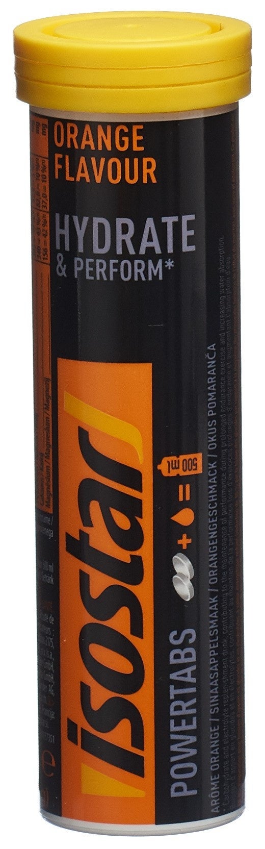 Isostar Power Tabs orange effervescent 10 pièces Isostar Power Tabs orange effervescent 10 pièces