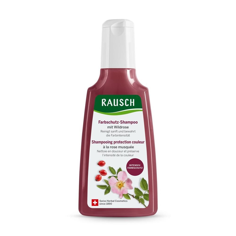 RAUSCH Shampooing protecteur de couleur à la rose musquée 200ml RAUSCH Shampooing protecteur de couleur à la rose musquée 200ml