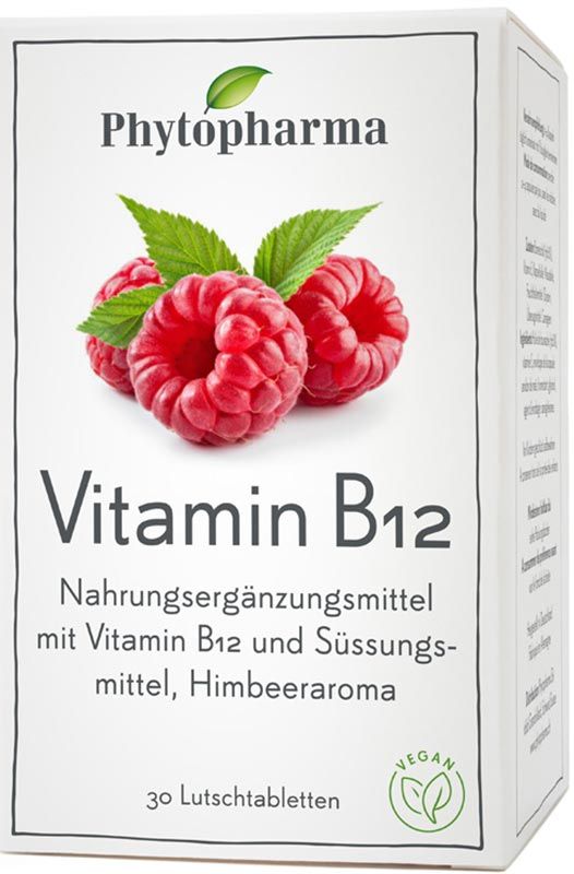 Phytopharma Vitamine B12 pastilles à sucer 30 pièces Phytopharma Vitamine B12 pastilles à sucer 30 pièces