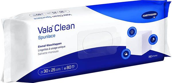 Vala Clean Spunlace 25x30cm Btl 80 pièces