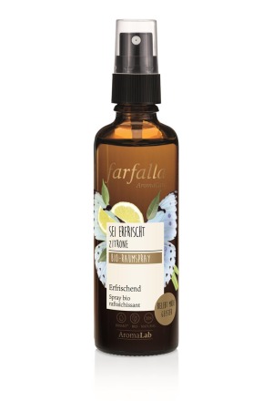farfalla Spray d'ambiance bio sois rafraîchi citron 75ml farfalla Spray d'ambiance bio sois rafraîchi citron 75ml