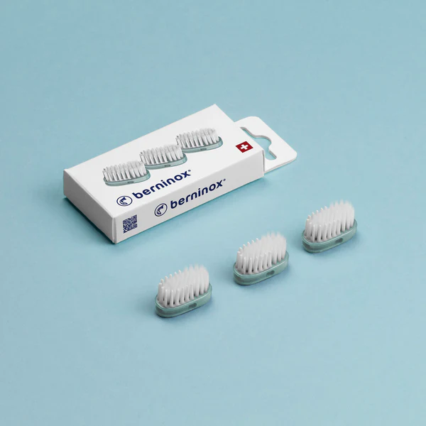 BERNINOX Têtes de rechange vert glacier sFuss offent 3 pièces