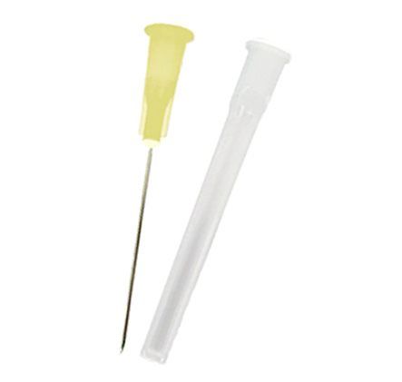 Canule jetable Nipro 0.9x50mm 20Gx2 jaune 100 pièces