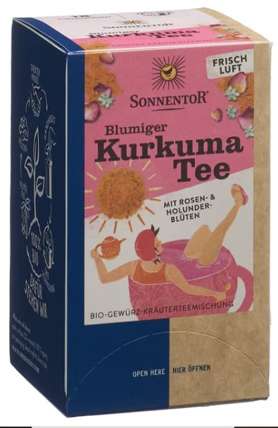 Sonnentor thé fleuri au curcuma BIO Btl 18 pièces Sonnentor thé fleuri au curcuma BIO Btl 18 pièces