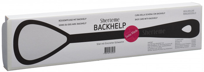 BACKHELP manche crème exfoliante éponge de lavage
