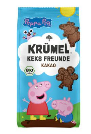 KRÜMEL Biscuit « Freund » au cacao et au poivre, sachet de 125 g